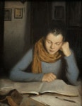 Pin by Jjang on 유화 | Woman reading, Reading art, Portrait