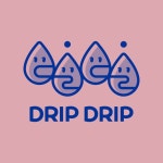 DRIP DRIP | 콜드브루 커피 카페 온라인 쇼핑몰 Cold Brew Coffee Cafe Shopping Mall | 브랜드 로고 디자인 Brand Logo Design