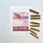 illustrator NIA(@__n.i.a) • Instagram 사진 및 동영상 | Oil pastel landscape, Pastel landscape, Oil pastel