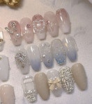 nails에 있는 JAZZY님의 핀 | 예쁜 네일 아트, 반짝이는 네일, 네일 컬러
