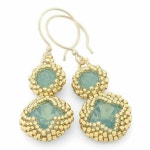 beaded earrings에 있는 blessing님의 핀
