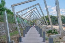 한섬해변과 한섬감성바닷길, 동해 시내에서 5분 거리 명품 산책루트 추천