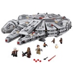 2016 Lepin 스타 워즈 밀레니엄 팔콘 우주 공간 선박 빌딩 블록 모델 장난감 크리스마스 선물 Legoed | Millennium falcon lego... 