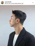 남자짧은머리 아이비리그컷
