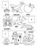 Pin page 알파벳 a로 시작하는 단어들 익히고 색칠해보기 | Alphabet coloring pages, Abc coloring pages, Abc coloring