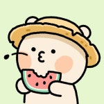 #여름 #폭염 #프사 #귀여운 #커플 #우정 #프로필사진 #커플프사 #곰돌찡 #토끼찡 #이모티콘 #카카오이모티콘 #🐻 #🐰