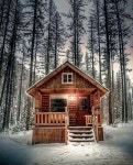 Pin by 이효상 on 통나무집 | Rustic cabin, Small log cabin, Cabins and cottages