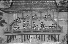 Pin page Gathering of State Examination Alumni at Huigyeong Pavilion (희경루방회도, 喜慶樓枋會圖), 1567. Important Folklore... 