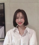 목동미용실 준오헤어 고은실장 / 단발펌, 엘리자벳펌’s Instagram profile post: “. . . 시크한 매력의 #태슬컷 🖤 . . #일자단발 도 느낌있게... 