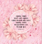 사랑하는 자들아 우리가 서로 사랑하자… #성경 #성경구절