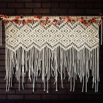 Large decorative macrame wall hanging | 공예, 마크라메, 매듭