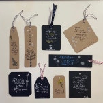 책갈피 캘리그라피