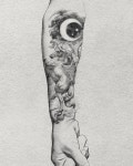 #타투#말타투#날개타투#서울타투#블랙엔그레이#tattoo#blackandgreytattoo#tattoodesign#seoultattoo#dotop#이태원타투
