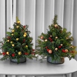 크리스마스 생화트리 센터피스 🎄 #로아르플라워#플라워클래스