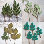 765 curtidas, 2 comentários - Hae Kyoung Kim /로단테 (@rhodanthe1216) no Instagram: “quilling leaf #quilling #paperquilling... 