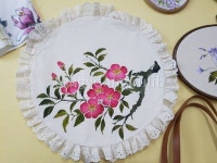 목요일에 피는 꽃들 - 천아트세계 | 패브릭 페인팅, 그린 꽃, 꽃그림