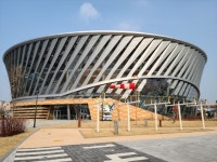 국립항공박물관   주 선우시스의 3D 커튼월 기술 적용 - 2021 | 기술, 항공, 건축