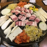 생삼겹살 @ 춘천명물닭갈비막국수