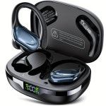 마이크 노이즈 캔슬링 Temu｜Wireless Earbuds With Earhooks, Sports Headphones Hifi Stereo Earphones With Mic Enc Nois… | Noise... 