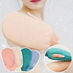 Temu｜각질 제거 샤워 장갑 - 부드러운 폴리에스터 바디 스크럽 미트로 매끄러운 피부, 향상된 순환 및 마사지 - 다양한 색상의... 