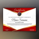 스칼렛 레드 수상 인증서 디자인 템플릿 PSD 다운로드, 디자인 자료 다운로드 Scarlet Red Award Certificate Design... 