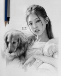 이지힐링아트 - 인물화 / 소묘 / 드로잉 (@e.z_healingart) • Instagram photos and videos - 2023 | 인물화, 드로잉, 수채화