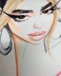 좋아요 118개, 댓글 2개 - Instagram의 IRINA MAY ✎  ART(@i.m.design)님: 💕 @dualipa... 