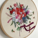 뿌듯뿌듯..이 맛에 수놓는것같아요😊 #꽃과소녀프랑스자수 #프랑스자수 #손자수 #자수타그램 #입체자수 #핫핑크림 #수강생모집 #안산... 