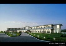 CG Perspective View / 대명 루첸 리조트 클럽하우스 타입1. 투시도 Modern Style Club House Type-1 at Daemyung Luceen Resort