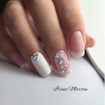 Pin di 김 미화 su 플라워nail | Unghie, Unghie a mandorla, Arte per unghie