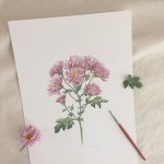 꽃다발 모닝~💐 꽃다발 받고 싶은 마음에 그리기 시작했는데..... 꽃#꽃스타그램#flower#수채화#watercolor #art#artwork#세밀화#꽃다발