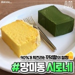 90%가 치즈🧀라는 꾸덕함의 절정 쌉싸름한 #말차테린트 생크림 찍먹하면 천국행 프리패스😻😻😻 #망미단길카페 #망미동 #시로네... 
