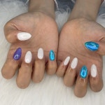 ■네일드잇 부천네일 중동네일 신중동네일 on Instagram: “🙋♀️nailed it 65.0 . 뽀인트 우루우루 열손가락 부담이신 분들... 