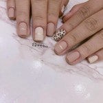 아니모네일(animo nail) | Animal Print Nail Korean Nail Idea #아트네일 #무광네일 #Akiwarinda