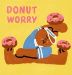 Pin page illustrator KIM JAM 김잼 on Instagram: 🍩 | Retro illustration, Cute little drawings, Illustration