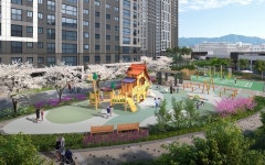 포스코지하2층구두미화실 | Apartment house l A bird's eye view l Perspective l Mster plan l Rendering Architecture - 2023 | 렌더링 건축, 조경