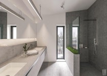 [해외] 복층 아파트의 젠스타일 그레이 인테리어