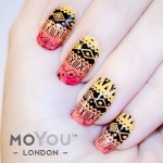 Artist N11.  #notd #MoyouNOTD #tutorial #moyoulondon #nailart #pinup #stamp #stamping #manicure #london #네일아트 #ネイルアート