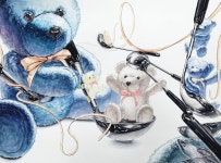 덕성여자대학교 아트앤디자인과 정시 출제문제 기초디자인 연구작 과정 곰돌이인형 국자