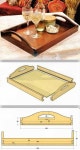 Plans and Projects | WoodArchivist.comhttp://woodarchivist.com/3612-diy-butler-tray/ #WoodworkPlans | 나무상자, 목공예, 쟁반