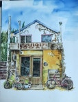 Pin page 수채화에 있는 핀 | 거리 그림, 수채화 영감, 집 그림
