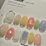 nikkor_ nail.studio | 니코르 네일 on Instagram: 문 크리스탈 색변경🧡 ⠀ ⠀ 고객님께서 마블부분 색변경을 요청 하시면서 다른 컬러 부분도 변경... 