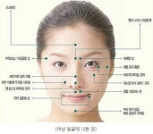 점 위치별로 알아보는 여자 관상