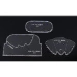 1 세트 투명 아크릴 동전 지갑 패턴 스텐실 템플릿 세트 가죽 공예 DIY _ - AliExpress Mobile in 2021 | Dog tag necklace, Tag... 