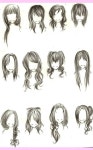 Drawing Hairstyles For Your Characters | 머리카락 그리기, 헤어스타일, 그림