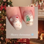 지니네일스튜디오 | 공덕1,2호점 | 공덕네일 | 마포네일 on Instagram: "괜시리 설레이는 한주네요 🎄☃️♥️ . 민지쌤시술 @jini_minzya...