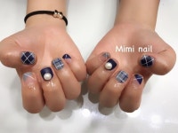 12 mentions J’aime, 1 commentaires - 미미네일 (@mimi_nail61) sur Instagram : 체크네일 . ❤️반월당 미미네일❤️ -영양 베이스 탑젤... 