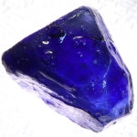 24.75 cts blue sapphire rough-africa treated [f7334] | 보석, 공예