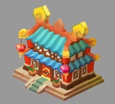 2016_ 판타지팜_my home, HA KO | Game art, Isometric art, Environment concept art