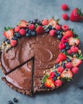 Vegan Salted Chocolate Cream Tart | Recipe | Chocolate cream tart, Salted chocolate, Best vegan desserts